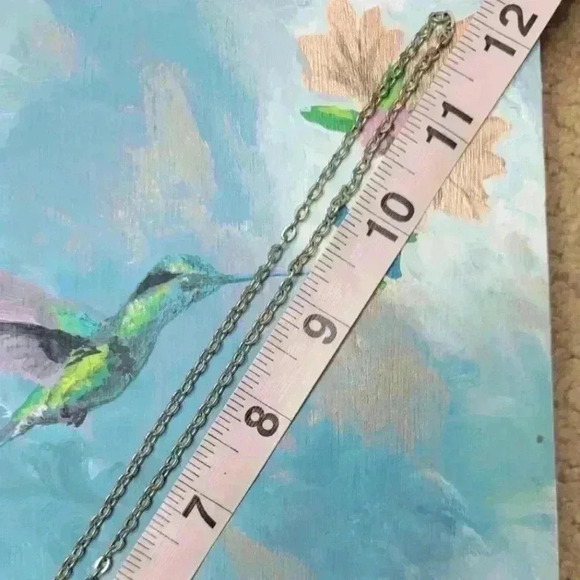 Green and black resin necklace and ring set - Picture 12 of 12